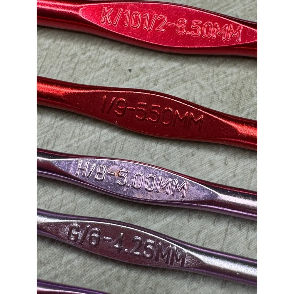 Boye Crochet Hooks Knitting Needles Set‎ Aluminum Metal Crafting Hobby Handmade